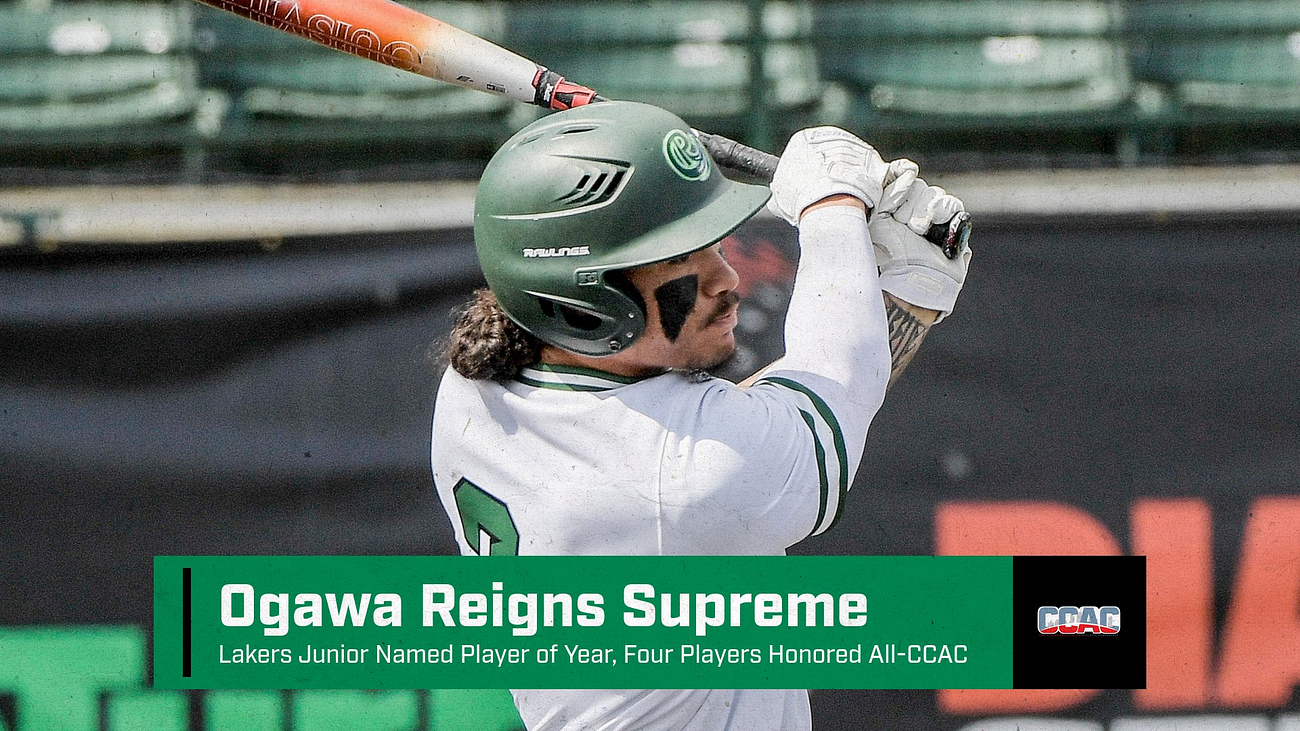 Ogawa Named CCAC Player Of Year, Four Lakers Named All-CCAC