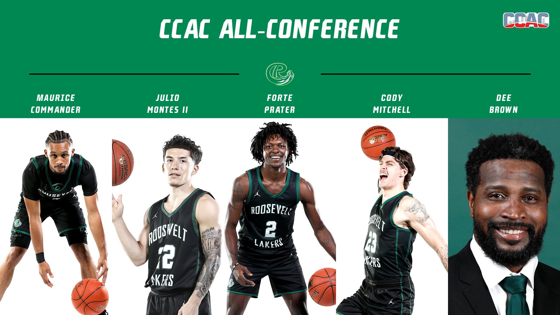 Lakers Place Four On All-CCAC Squads, Brown Named Coach of Year