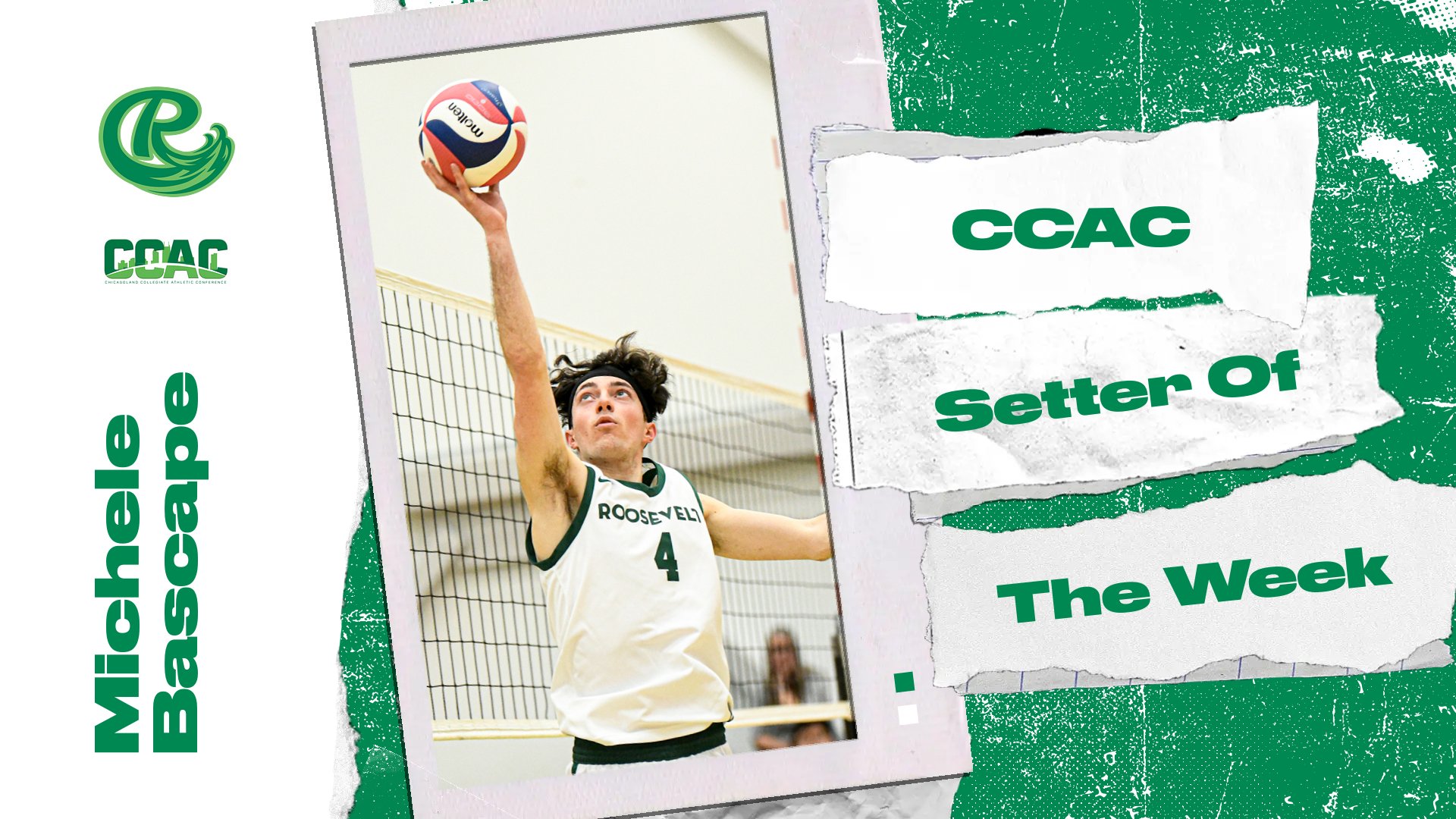 Bascape Named CCAC Setter Of The Week