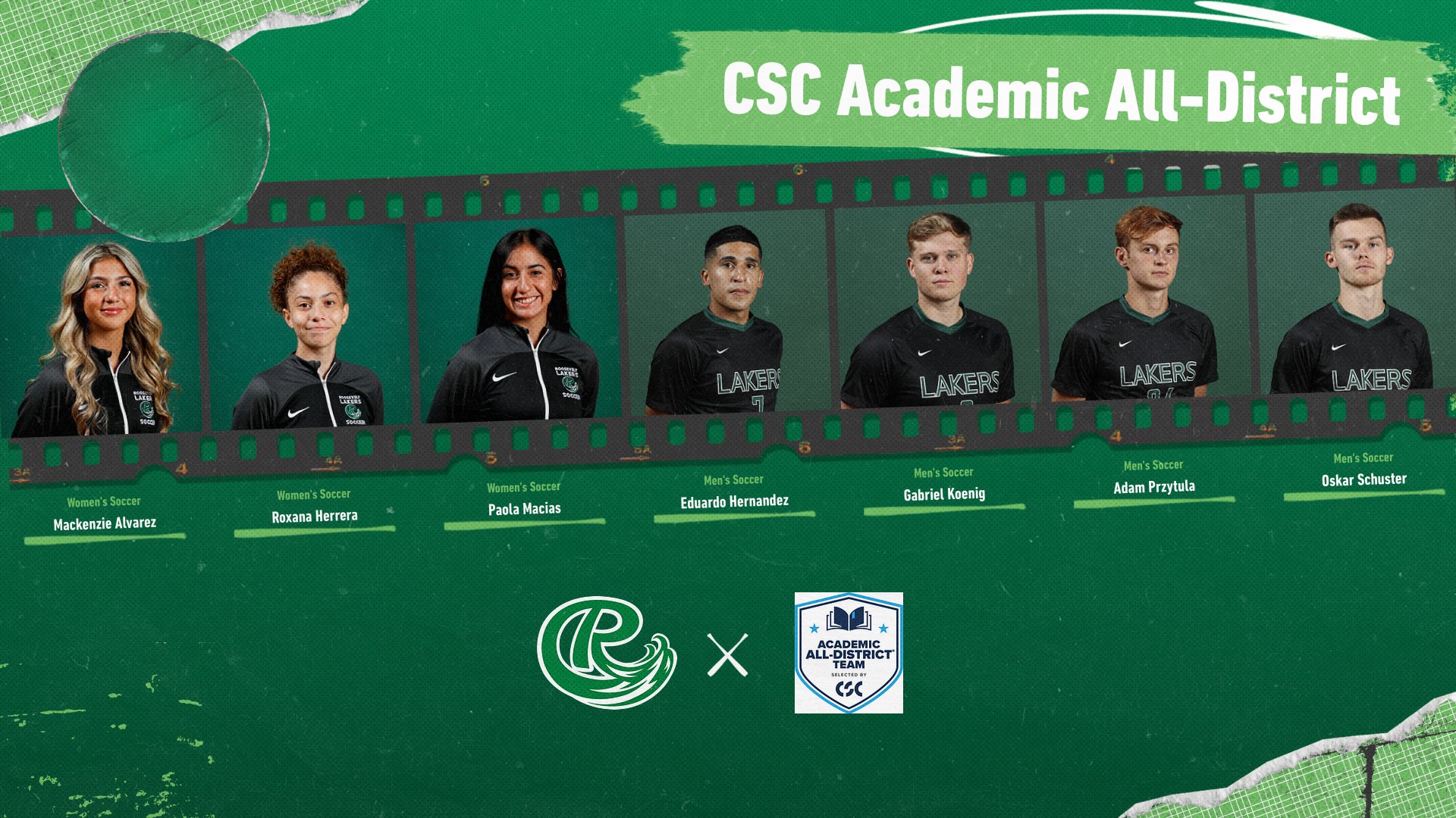 Seven Lakers Named Academic All-District Honorees