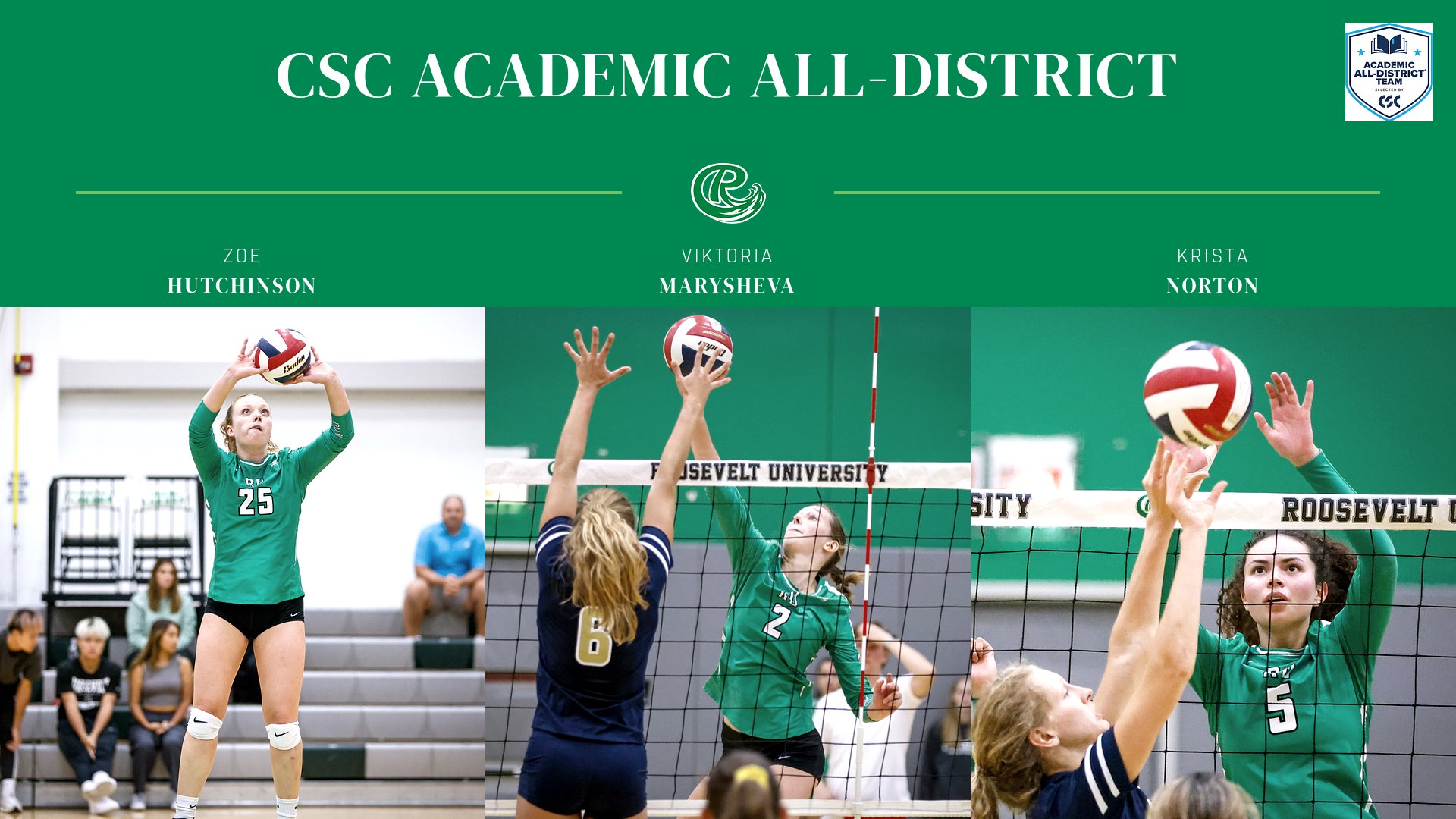 Three Lakers Named Academic All-District Honorees